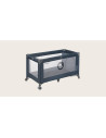 BN-LO-STEFI_BLUE_GREY,Patut pliant, Lionelo, Stefi, Cu un nivel, Cu intrare laterala cu fermoar, 2 roti, 120x60 cm, Conform cu s