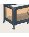 BN-LO-STEFI_BLUE_GREY,Patut pliant, Lionelo, Stefi, Cu un nivel, Cu intrare laterala cu fermoar, 2 roti, 120x60 cm, Conform cu s
