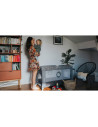 BN-LO-STEFI_BLUE_GREY,Patut pliant, Lionelo, Stefi, Cu un nivel, Cu intrare laterala cu fermoar, 2 roti, 120x60 cm, Conform cu s