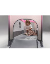 BN-LO-STEFI_BLUE_GREY,Patut pliant, Lionelo, Stefi, Cu un nivel, Cu intrare laterala cu fermoar, 2 roti, 120x60 cm, Conform cu s