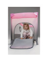 BN-LO-STEFI_BLUE_GREY,Patut pliant, Lionelo, Stefi, Cu un nivel, Cu intrare laterala cu fermoar, 2 roti, 120x60 cm, Conform cu s