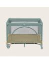 BN-LO-LAURA_GREEN_SAGE,Patut pliant, Lionelo, Laura, 102 x 74 cm, Cu doua nivele, Functie de tarc, Cu roti, Include salteluta si