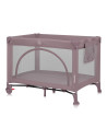 BN-LO-LAURA_PINK_NUDE,Patut pliant, Lionelo, Laura, 102 x 74 cm, Cu doua nivele, Functie de tarc, Cu roti, Include salteluta si 