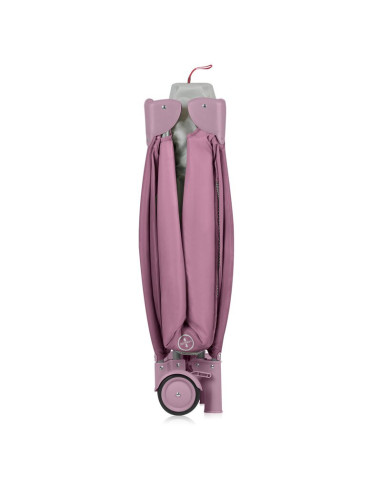 BN-LO-STEFI_PLUS_PINK_MAGNOLIA,Patut pliant, Lionelo, Stefi Plus, Cu doua nivele, Cu intrare laterala cu fermoar, 2 roti, 120 x 