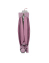 BN-LO-STEFI_PLUS_PINK_MAGNOLIA,Patut pliant, Lionelo, Stefi Plus, Cu doua nivele, Cu intrare laterala cu fermoar, 2 roti, 120 x 
