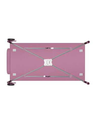 BN-LO-STEFI_PLUS_PINK_MAGNOLIA,Patut pliant, Lionelo, Stefi Plus, Cu doua nivele, Cu intrare laterala cu fermoar, 2 roti, 120 x 