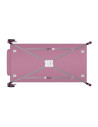 BN-LO-STEFI_PLUS_PINK_MAGNOLIA,Patut pliant, Lionelo, Stefi Plus, Cu doua nivele, Cu intrare laterala cu fermoar, 2 roti, 120 x 