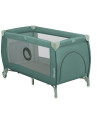 BN-LO-STEFI_PLUS_GREEN_OLIVE,Patut pliant, Lionelo, Stefi Plus, Cu doua nivele, Cu intrare laterala cu fermoar, 2 roti, 120 x 60