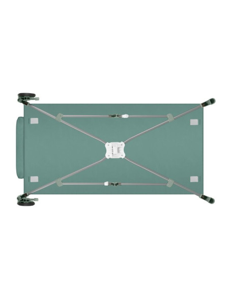 BN-LO-STEFI_PLUS_GREEN_OLIVE,Patut pliant, Lionelo, Stefi Plus, Cu doua nivele, Cu intrare laterala cu fermoar, 2 roti, 120 x 60