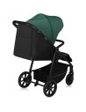 BN-LO-MIRA_GREEN_EMERALD,Carucior sport, Lionelo, Mira, Maner reglabil in 5 pozitii, Spatar si suport de picioare reglabile, Pla