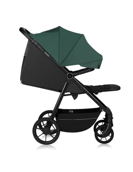 BN-LO-MIRA_GREEN_EMERALD,Carucior sport, Lionelo, Mira, Maner reglabil in 5 pozitii, Spatar si suport de picioare reglabile, Pla