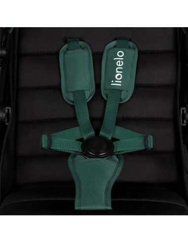 BN-LO-MIRA_GREEN_EMERALD,Carucior sport, Lionelo, Mira, Maner reglabil in 5 pozitii, Spatar si suport de picioare reglabile, Pla