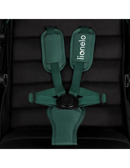BN-LO-MIRA_GREEN_EMERALD,Carucior sport, Lionelo, Mira, Maner reglabil in 5 pozitii, Spatar si suport de picioare reglabile, Pla