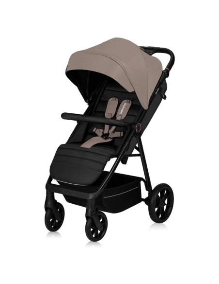 BN-LO-MIRA_BEIGE_SAND,Carucior sport, Lionelo, Mira, Maner reglabil in 5 pozitii, Spatar si suport de picioare reglabile, Plasa 
