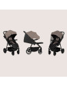 BN-LO-MIRA_BEIGE_SAND,Carucior sport, Lionelo, Mira, Maner reglabil in 5 pozitii, Spatar si suport de picioare reglabile, Plasa 