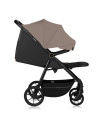 BN-LO-MIRA_BEIGE_SAND,Carucior sport, Lionelo, Mira, Maner reglabil in 5 pozitii, Spatar si suport de picioare reglabile, Plasa 