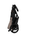 BN-LO-MIRA_BEIGE_SAND,Carucior sport, Lionelo, Mira, Maner reglabil in 5 pozitii, Spatar si suport de picioare reglabile, Plasa 