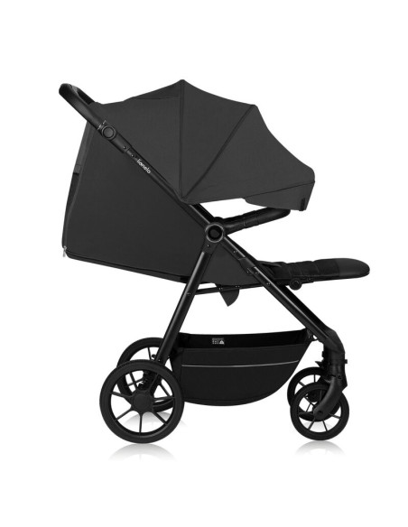 BN-LO-MIRA_GREY_GRAPHITE,Carucior sport, Lionelo, Mira, Maner reglabil in 5 pozitii, Spatar si suport de picioare reglabile, Pla