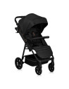 BN-LO-MIRA_BLACK_ONYX,Carucior sport, Lionelo, Mira, Maner reglabil in 5 pozitii, Spatar si suport de picioare reglabile, Plasa 