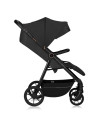 BN-LO-MIRA_BLACK_ONYX,Carucior sport, Lionelo, Mira, Maner reglabil in 5 pozitii, Spatar si suport de picioare reglabile, Plasa 