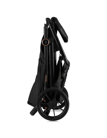 BN-LO-MIRA_BLACK_ONYX,Carucior sport, Lionelo, Mira, Maner reglabil in 5 pozitii, Spatar si suport de picioare reglabile, Plasa 