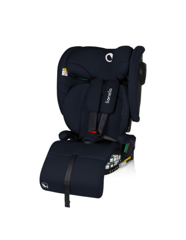 BN-LO-NELLY_I-SIZE_BLUE_NAVY,Scaun auto pliabil, Lionelo, Nelly, i-Size, 76- 150 cm, Tetiera reglabila in 15 pozitii, Spatar reg