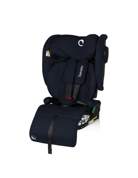 BN-LO-NELLY_I-SIZE_BLUE_NAVY,Scaun auto pliabil, Lionelo, Nelly, i-Size, 76- 150 cm, Tetiera reglabila in 15 pozitii, Spatar reg