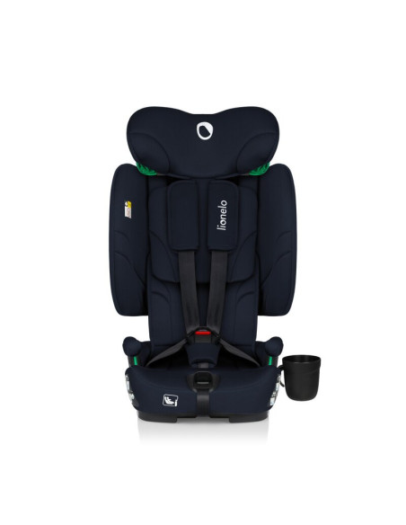 BN-LO-NELLY_I-SIZE_BLUE_NAVY,Scaun auto pliabil, Lionelo, Nelly, i-Size, 76- 150 cm, Tetiera reglabila in 15 pozitii, Spatar reg