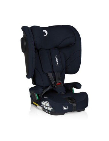 BN-LO-NELLY_I-SIZE_BLUE_NAVY,Scaun auto pliabil, Lionelo, Nelly, i-Size, 76- 150 cm, Tetiera reglabila in 15 pozitii, Spatar reg