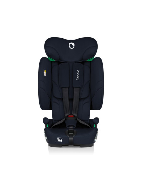 BN-LO-NELLY_I-SIZE_BLUE_NAVY,Scaun auto pliabil, Lionelo, Nelly, i-Size, 76- 150 cm, Tetiera reglabila in 15 pozitii, Spatar reg