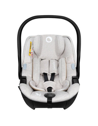 BN-LO-MOXIE_I-SIZE_BEIGE_SAND,Scoica auto, Lionelo, Moxie, i-Size, 40-87 cm, Tetiera reglabila, intarita cu spuma de memorie, Ca