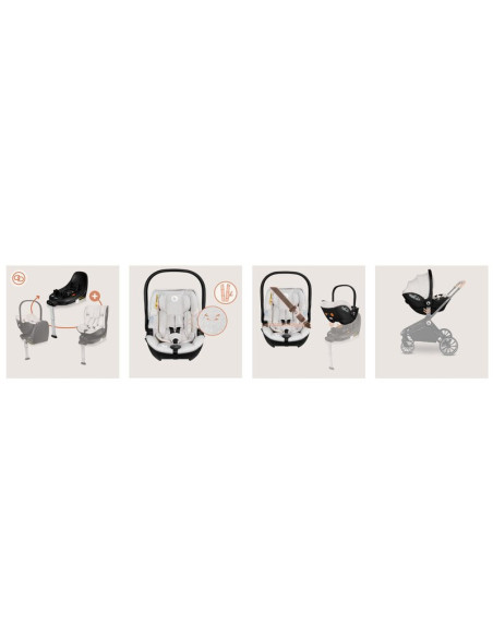BN-LO-MOXIE_I-SIZE_BEIGE_SAND,Scoica auto, Lionelo, Moxie, i-Size, 40-87 cm, Tetiera reglabila, intarita cu spuma de memorie, Ca