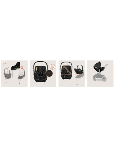 BN-LO-MOXIE_I-SIZE_BLACK_CARBON,Scoica auto, Lionelo, Moxie, i-Size, 40-87 cm, Tetiera reglabila, intarita cu spuma de memorie, 