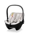 BN-LO-MOXIE_I-SIZE_SET_BEIGE_SAND,Scoica auto, Lionelo, Moxie, i-Size, Include baza rotativa 360 cu picior de fixare, 40-87 cm, 
