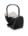 BN-LO-MOXIE_I-SIZE_SET_BEIGE_SAND,Scoica auto, Lionelo, Moxie, i-Size, Include baza rotativa 360 cu picior de fixare, 40-87 cm, 