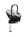 BN-LO-MOXIE_I-SIZE_SET_BEIGE_SAND,Scoica auto, Lionelo, Moxie, i-Size, Include baza rotativa 360 cu picior de fixare, 40-87 cm, 