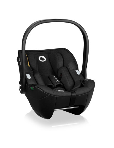 BN-LO-MOXIE_I-SIZE_SET_BLACK_CARBON,Scoica auto, Lionelo, Moxie, i-Size, Include baza rotativa 360 cu picior de fixare, 40-87 cm