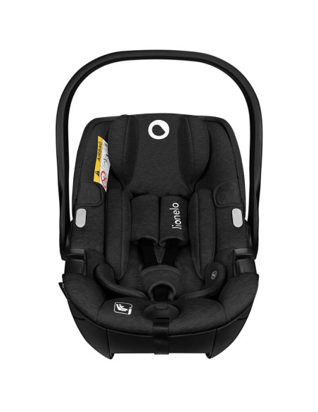 BN-LO-MOXIE_I-SIZE_SET_BLACK_CARBON,Scoica auto, Lionelo, Moxie, i-Size, Include baza rotativa 360 cu picior de fixare, 40-87 cm