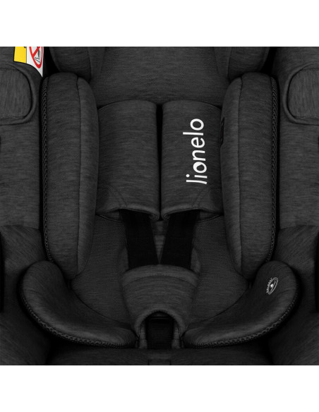 BN-LO-MOXIE_I-SIZE_SET_BLACK_CARBON,Scoica auto, Lionelo, Moxie, i-Size, Include baza rotativa 360 cu picior de fixare, 40-87 cm