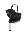 BN-LO-MOXIE_I-SIZE_SET_BLACK_CARBON,Scoica auto, Lionelo, Moxie, i-Size, Include baza rotativa 360 cu picior de fixare, 40-87 cm