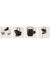BN-LO-MOXIE_I-SIZE_SET_BLACK_CARBON,Scoica auto, Lionelo, Moxie, i-Size, Include baza rotativa 360 cu picior de fixare, 40-87 cm
