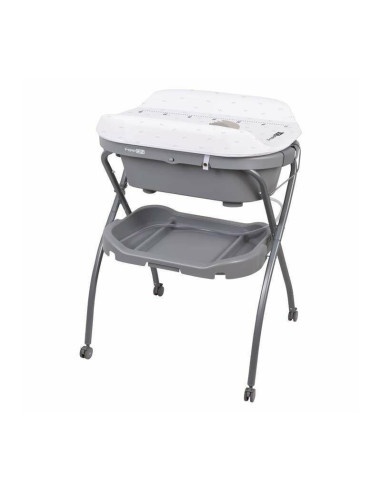 BN-85789,Cadita de baie, FreeON, Swan, Cu hamac pentru nou nascut si masa de infasat, Cu roti, Cu suport metalic, Conform cu sta