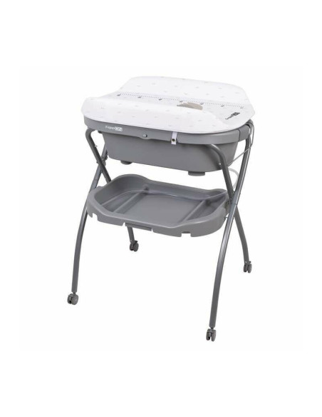 BN-85789,Cadita de baie, FreeON, Swan, Cu hamac pentru nou nascut si masa de infasat, Cu roti, Cu suport metalic, Conform cu sta
