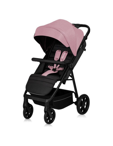 BN-LO-MIRA_PINK_ROSE,Carucior sport, Lionelo, Mira, Maner reglabil in 5 pozitii, Spatar si suport de picioare reglabile, Plasa d