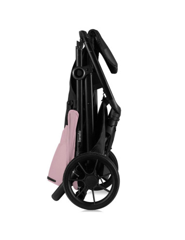BN-LO-MIRA_PINK_ROSE,Carucior sport, Lionelo, Mira, Maner reglabil in 5 pozitii, Spatar si suport de picioare reglabile, Plasa d