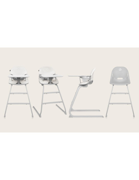 BN-LO-DALIA_GREY_STONE,Scaun de masa, Lionelo, Dalia, 2 in 1, Transformabil, Cu 2 suporturi pentru picioare, Cu tavita detasabil