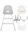 BN-LO-DALIA_GREY_STONE,Scaun de masa, Lionelo, Dalia, 2 in 1, Transformabil, Cu 2 suporturi pentru picioare, Cu tavita detasabil
