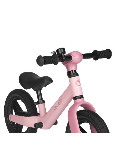 BN-LO-TONI_PINK_ROSE,Bicicleta fara pedale, Lionelo, Toni, Cu ghidon si sa reglabile, Ultra usoara, 2.8 Kg, 18 luni+, Sustine 30