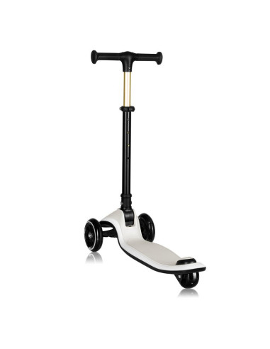 BN-LO-MEY_BEIGE_SAND,Trotineta pentru copii, Lionelo, Mey, Ultrapliabila, Cu lumini si cosulet, Maner ajustabil pe inaltime, 3 a