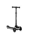 BN-LO-MEY_BLACK_ONYX,Trotineta pentru copii, Lionelo, Mey, Ultrapliabila, Cu lumini si cosulet, Maner ajustabil pe inaltime, 3 a